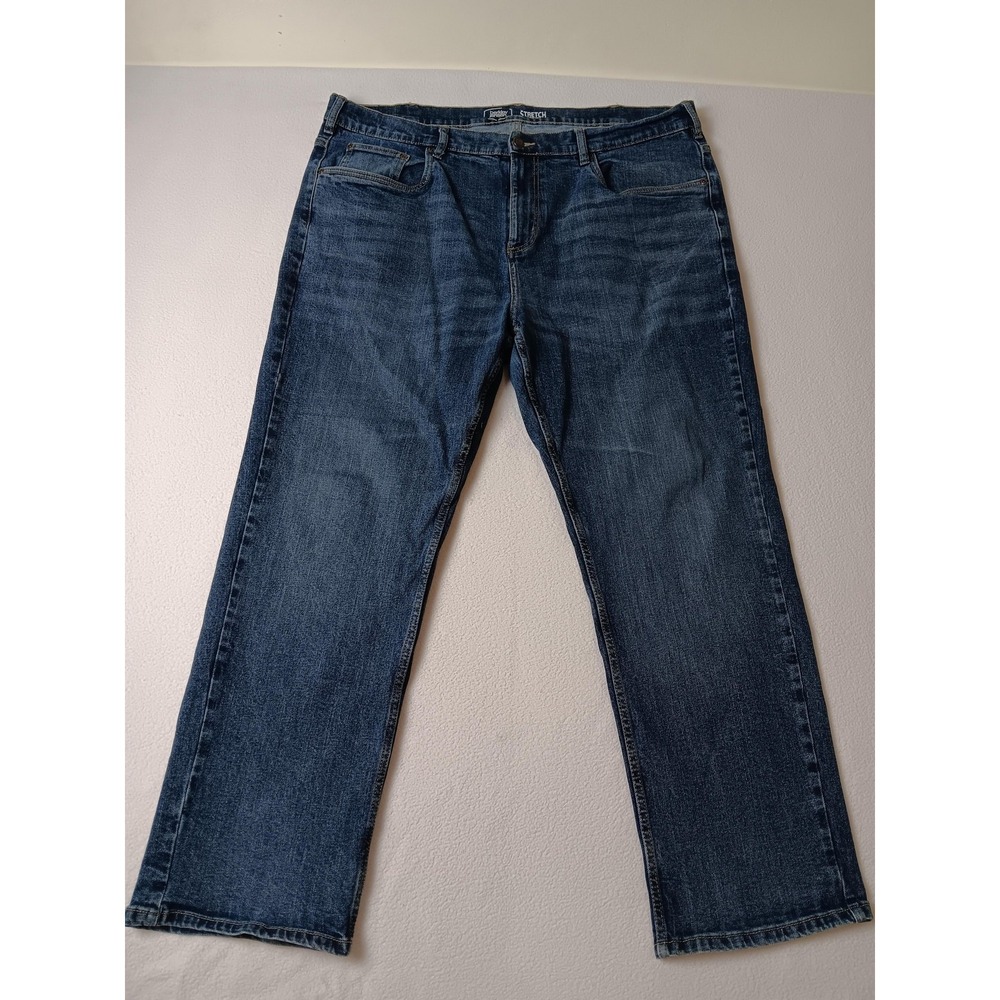 Berkley Jensen Jeans Mens 40x30 Straight Regular Fit Blue Medium Wash Stretch
